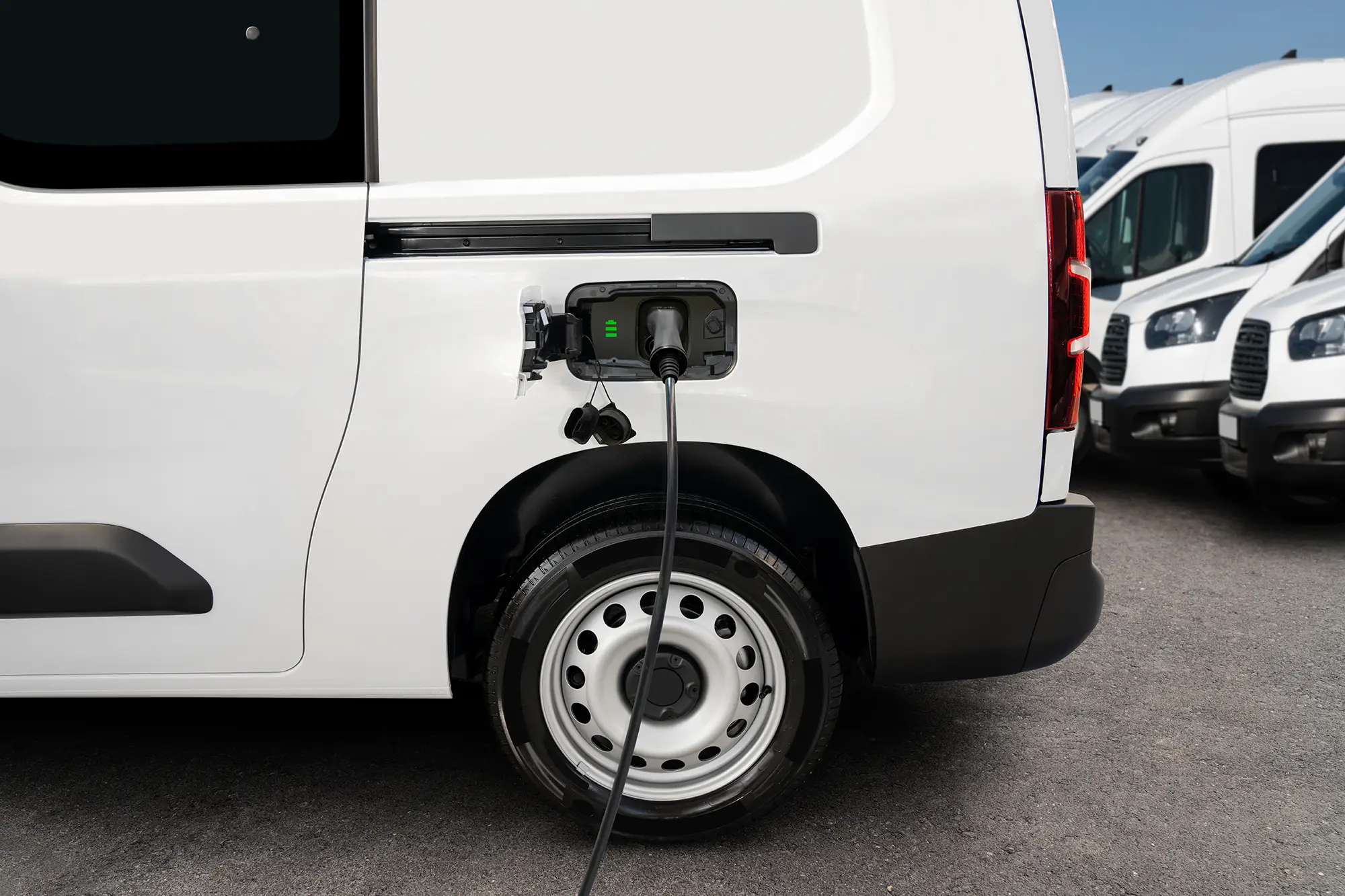 Electric van charging