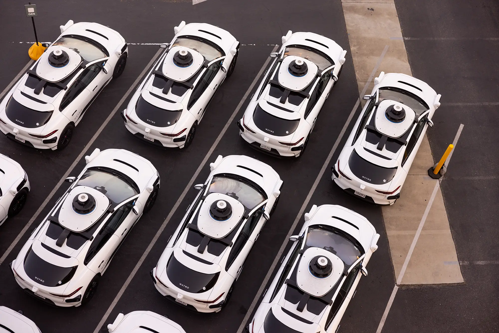 Fleet of self-driving vehicles